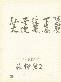 肚子往下坠老想大便是怎么回事