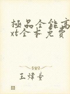 极品全能高手txt全本免费