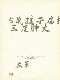 5岁孩子扁桃体三度肿大