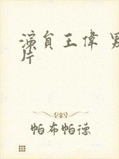 演员王伟 男照片封面