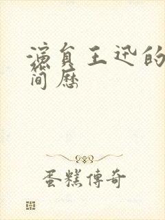 演员王迅的个人简历