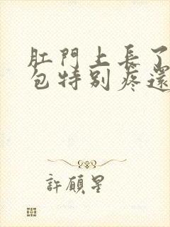 肛门上长了一个包特别疼还硬