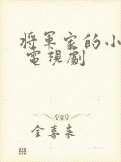 将军家的小娘子 电视剧