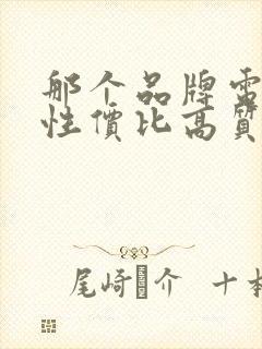 那个品牌电视机性价比高质量好