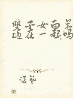 双子女白羊男合适在一起吗