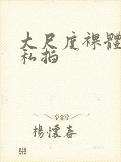 大尺度裸体国模私拍封面