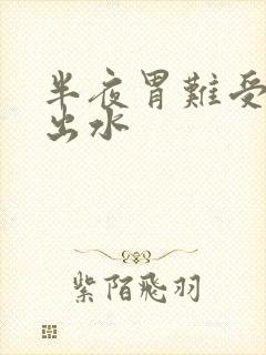 半夜胃难受嘴里出水