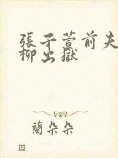 张子萱前夫杨一柳出狱