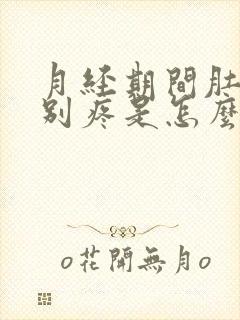 月经期间肚子特别疼是怎么回事封面