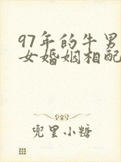 97年的牛男牛女婚姻相配吗