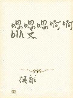 嗯嗯嗯啊啊啊啊blh文封面