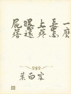 屁眼上长一个疙瘩还疼怎么回事