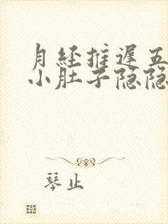 月经推迟五天了小肚子隐隐作痛封面