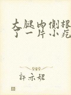 大腿内侧根部长了一片小疙瘩