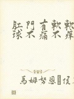 肛门有软软的肉球不痛不痒封面