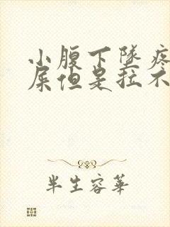 小腹下坠疼想拉屎但是拉不出封面