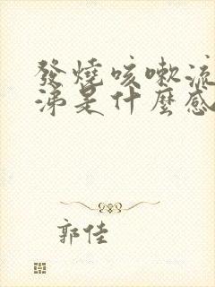 发烧咳嗽流清鼻涕是什么感冒