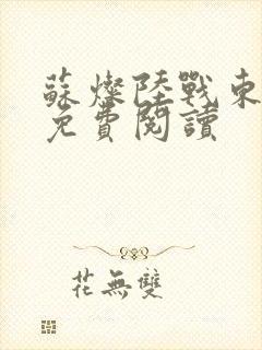 苏灿陆战东小说免费阅读