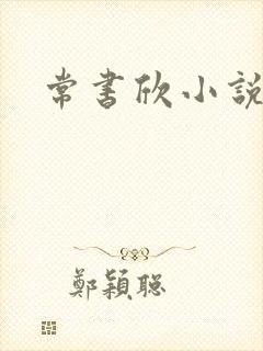 常书欣小说封面