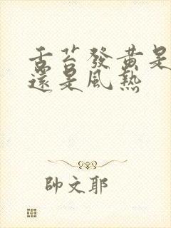 舌苔发黄是风寒还是风热封面