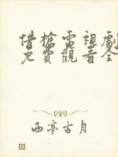 借枪电视剧高清免费观看全集