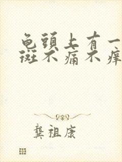 龟头上有一块红斑不痛不痒封面