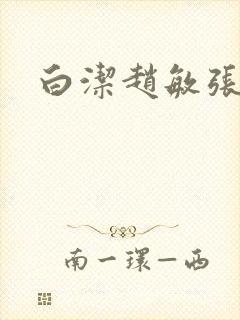 白洁赵敏张倩封面