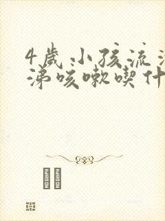 4岁小孩流清鼻涕咳嗽吃什么药