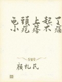 龟头上起了很多小疙瘩不痛不痒