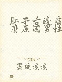 肚子右边痛是什么原因男性