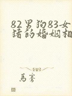 82男狗83女猪的婚姻相配吗