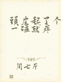 头皮起了个疙瘩一碰就疼封面