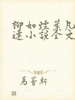 柳如烟叶凡季博达小说全文免费阅读