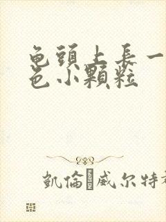 龟头上长一圈白色小颗粒封面