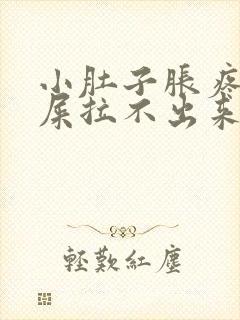 小肚子胀疼想拉屎拉不出来怎么回事