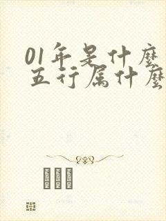 01年是什么命五行属什么命