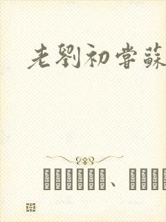 老刘初尝苏荷媳