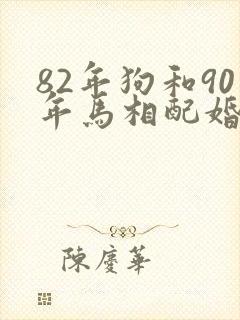 82年狗和90年马相配婚姻如何