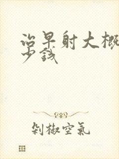 治早射大概花多少钱