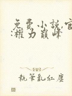 免费小说,官途:权力巅峰