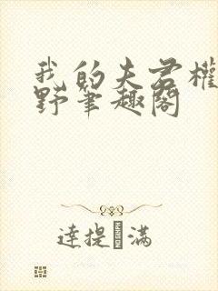 我的夫君权倾朝野笔趣阁