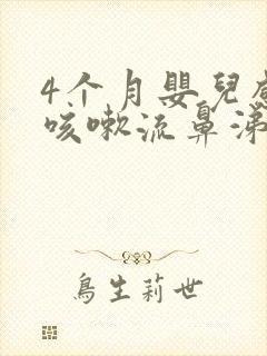 4个月婴儿感冒咳嗽流鼻涕怎么办