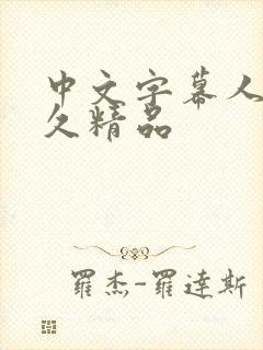 中文字幕人妻久久精品