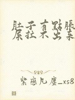 肚子有点胀想拉屎拉不出来怎么回事