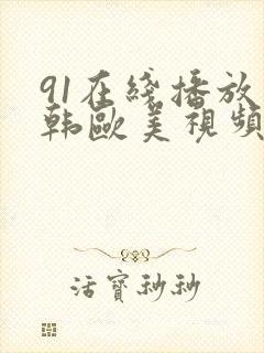 91在线播放日韩欧美视频