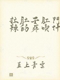 拉肚子肛门火辣辣的疼吃什么药