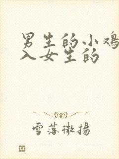 男生的小鸡鸡插入女生的封面
