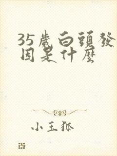 35岁白头发原因是什么