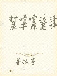 打喷嚏流清鼻涕鼻子痒是什么原因