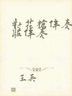 对花枪伴奏要原版伴奏封面